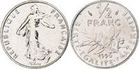 Frankreich 1/2 Franc Semeuse, Monnaie de Paris, série FDC, Nickel, UNZ -
