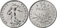 Frankreich 1/2 Franc Semeuse, Monnaie de Paris, série FDC, Nickel, UNZ -