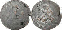 Frankreich 2 Sols Louis XV, La Rochelle, Billon, S, Gadoury:281 -