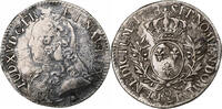 Frankreich 1/5 Écu aux branches d'olivier Louis XV, Perpignan, Silber -