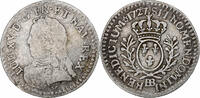 Frankreich 1/20 Ecu aux branches d'olivier Louis XV, Strasbourg, Silber -