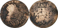 Frankreich Liard Louis XIV, Kupfer, SGE+, Gadoury:80 -