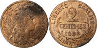 Frankreich 2 Centimes Daniel-Dupuis, Paris, Bronze, SS, Gadoury:107 -