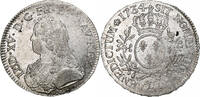 Frankreich Ecu aux branches d'olivier Louis XV, Bayonne, Silber, SS -