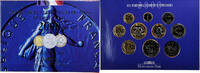 Frankreich Coffret 1 c. à 20 frs. Monnaie de Paris, BU, STGL -
