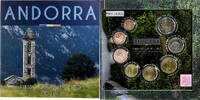 Andorra Coffret 1c. à 2€ BU, STGL -