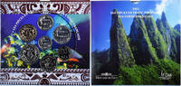 French Polynesia Coffret 1 fr. à 100 frs. Monnaie de Paris, BU, STGL -