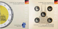Deutschland 2€ x 5 Kölner Dom, BU, Bi-Metallic, STGL -