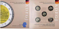 Deutschland 2€ x 5 Bremen, BU, Bi-Metallic, STGL -