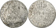 Frankreich 1/2 Ecu aux branches d'olivier Louis XV, Bayonne, Silber, S -