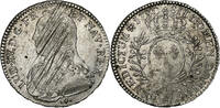 Frankreich 1/2 Ecu aux branches d'olivier Louis XV, Bayonne, Silber, S -