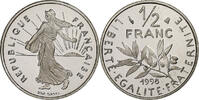 Frankreich 1/2 Franc Semeuse, Monnaie de Paris, PP, Nickel, STGL -