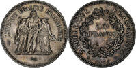Frankreich 50 Francs Hercule, Monnaie de Paris, Silber, VZ+ -