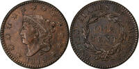 Vereinigte Staaten Cent 1819/8 Philadelphia Coronet Head, Philadelphia, Kupfer, VZ+