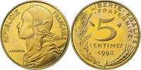 Frankreich 5 Centimes Marianne, Monnaie de Paris, Aluminum-Bronze, STGL -