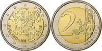 Finnland 2 Euro Admission à l'ONU, Vantaa, Bi-Metallic, UNZ, KM:119 -