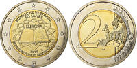 Deutschland 2 Euro Traité de Rome, Bi-Metallic, UNZ, KM:247 -