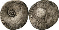 Frankreich Quinzain (Douzain contremarqué) Louis XIII, Rouen, Billon -
