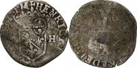 Frankreich Quinzain (Douzain contremarqué) Louis XIII, Trévoux, Billon, S+ -