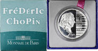 Frankreich 1-1/2 Euro Frédéric Chopin, PP, Monnaie de Paris, Silber -
