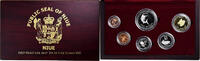 Niue 5 Cents to 1 Dollar Elizabeth II, PP, STGL -