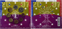 Frankreich 1 Cent to 2 Euro BU, Monnaie de Paris, STGL -