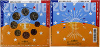 Frankreich 1 Cent to 2 Euro BU, Monnaie de Paris, STGL -