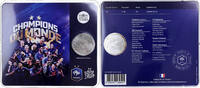 Frankreich 10 Euro Champions du Monde, Monnaie de Paris, Silber, STGL -
