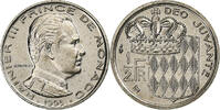 Monaco 1/2 Franc Rainier III, Monnaie de Paris, BU, Nickel, STGL -