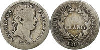 Frankreich 1/2 Franc Napoleon I, Lille, Silber, S, Gadoury:398 -