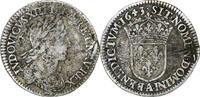 Frankreich 1/12 Ecu Louis XIII, Paris, Point, Silber, S, Gadoury:46 -