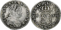 Frankreich 1/12 Écu de France-Navarre Louis XV, Lille, Silber, S+ -