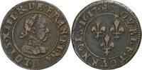 Frankreich Double Tournois Louis XIII, Orléans, Kupfer, SS, Gadoury:5 -