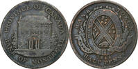 Kanada Halfpenny Token Banque de Montréal, Soho, Kupfer, S+ -