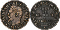 Frankreich 5 Centimes Napoleon III, Chambre de Commerce de Lille, Lille -