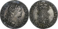 Frankreich Écu de France-Navarre Louis XV, Paris, Silber, SS+ -
