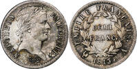 Frankreich 1/2 Franc Napoleon I, Paris, Silber, VZ, Gadoury:399 -