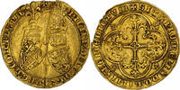 Burgundische Niederlande Gold Double Helm County of Flanders, Philippe le Hardi, Gold Double -