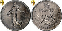 Frankreich 1/2 Franc Semeuse, Monnaie de Paris, Pré-série, Nickel -