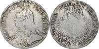 Frankreich Ecu aux branches d'olivier Louis XV, Amiens, Silber, S+ -
