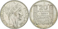 Frankreich 20 Francs Turin, Paris, Silber, SS+, Gadoury:852, KM:879 -