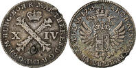 AUSTRIAN NETHERLANDS 14 Liards Maria Theresa, Antwerpen, Silber, SS -