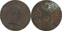 Österreich 6 Kreuzer Franz II, Kremnica, Kupfer, S, KM:2128 -