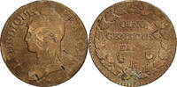 Frankreich 5 Centimes Dupré, Orléans, Kupfer, S+, Gadoury:126, KM:640 -
