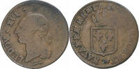 Frankreich Sol de Béarn Louis XVI, Pau, Kupfer, S, Gadoury:350a -