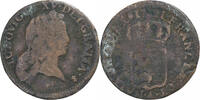 Frankreich 1/2 Sol Louis XV, Paris, Kupfer, SGE+, Gadoury:273 -