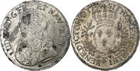 Frankreich Ecu aux branches d'olivier Louis XV, Bordeaux, Silber, SS+ -