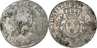 Frankreich Ecu aux branches d'olivier Louis XV, Tours, Silber, SS+ -