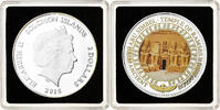 Salomonen 2 Dollars Elizabeth II, Abu Simbel, PP, Silber, STGL, KM:354 -