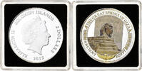 Salomonen 2 Dollars Elizabeth II, Great Sphinx of Giza, PP, Silber -